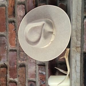 Lack Of Color Carlo Rancher Hat Heathered Beige
